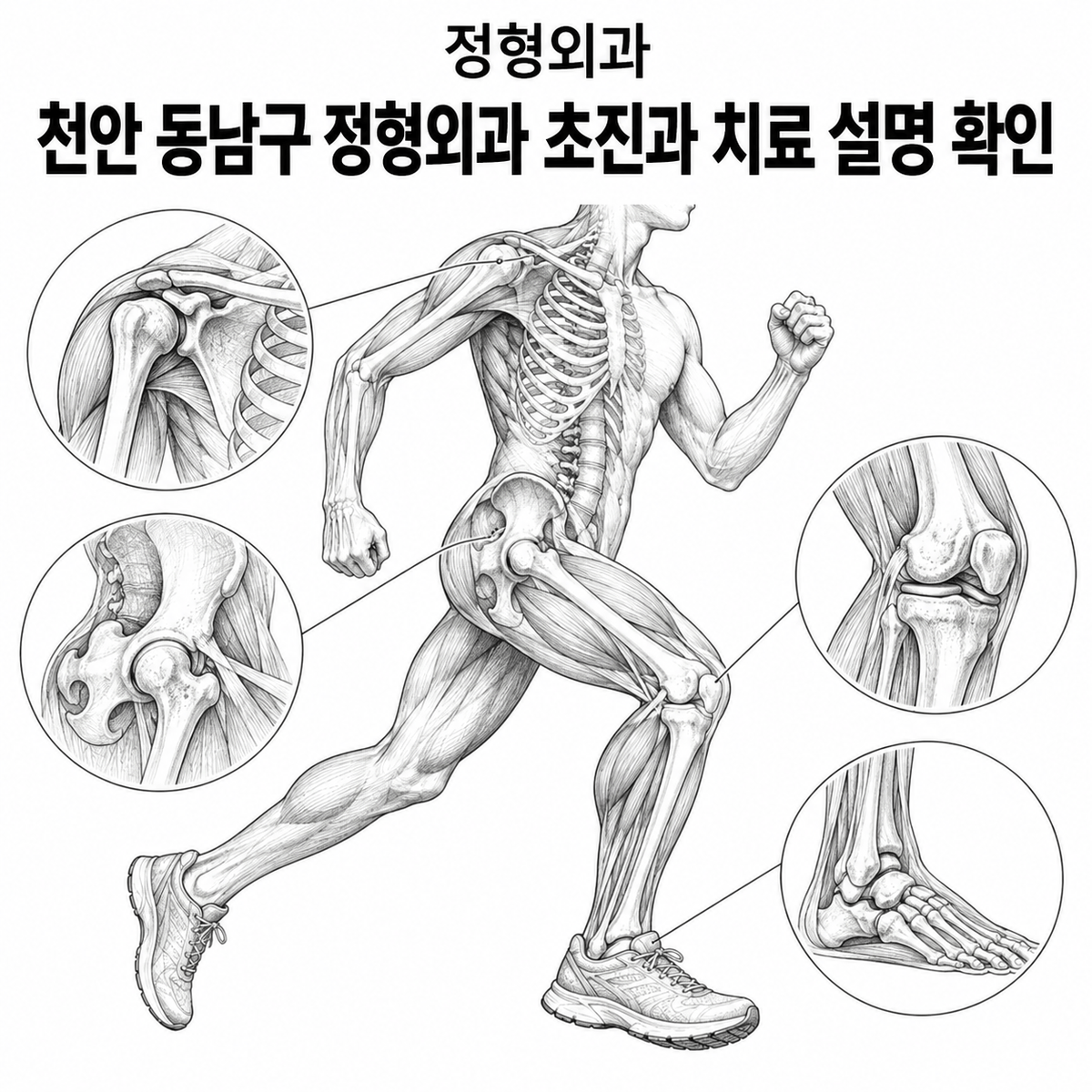 천안 동남구 정형외과 초진과 치료 설명 확인 핵심 정보 이미지