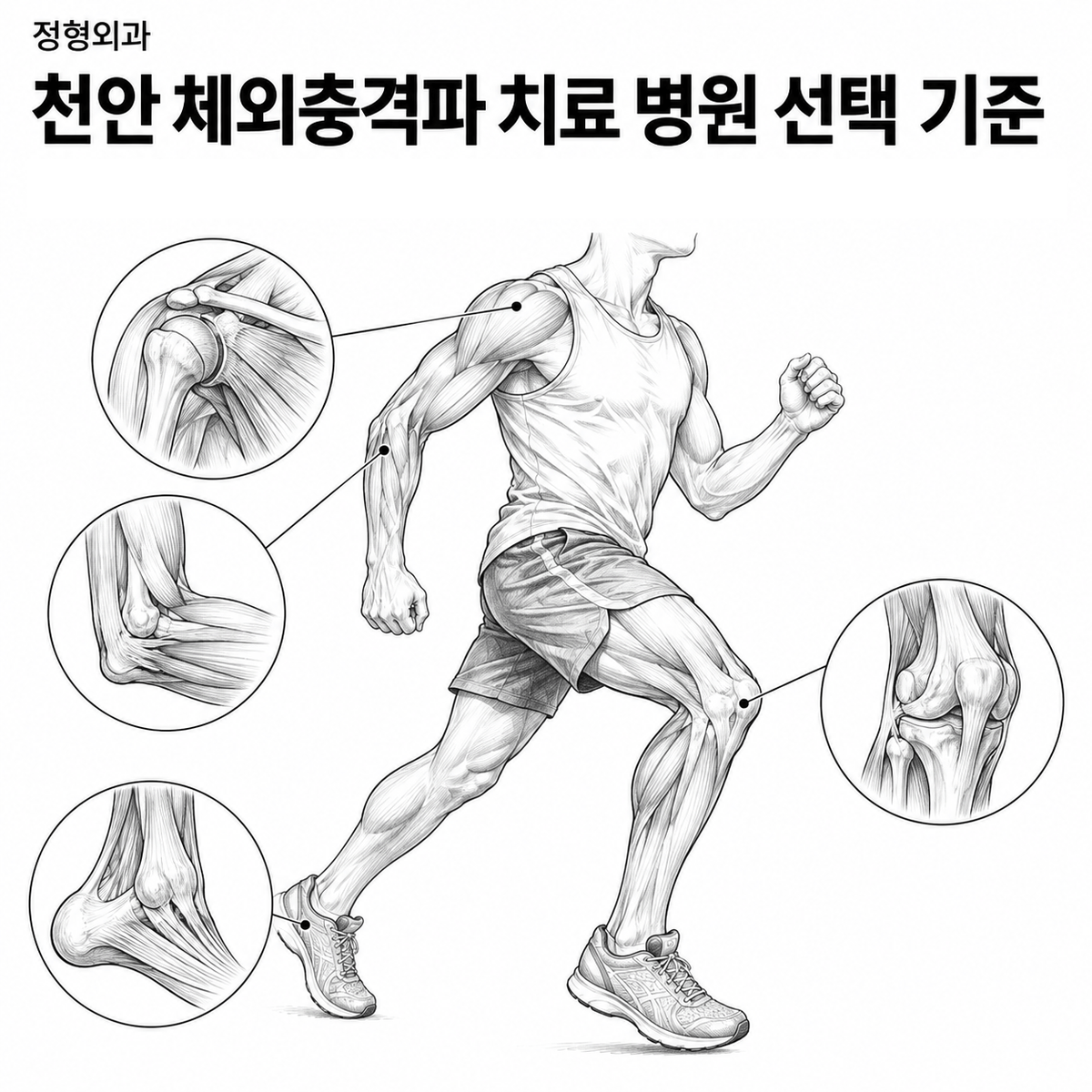 천안 정형외과 체외충격파 치료 병원 선택 기준 핵심 정보 이미지