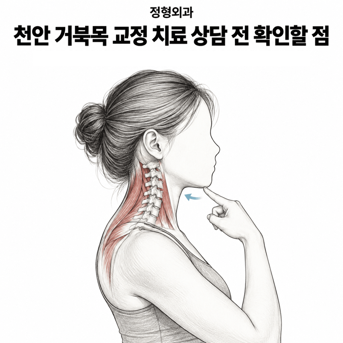 천안 정형외과 거북목 교정 치료 상담 전 확인할 점 핵심 정보 이미지
